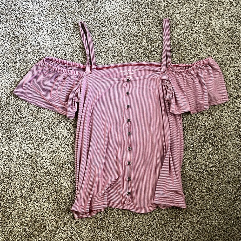 American Eagle Women’s Off the Shoulder Blouse (Women’s Small)